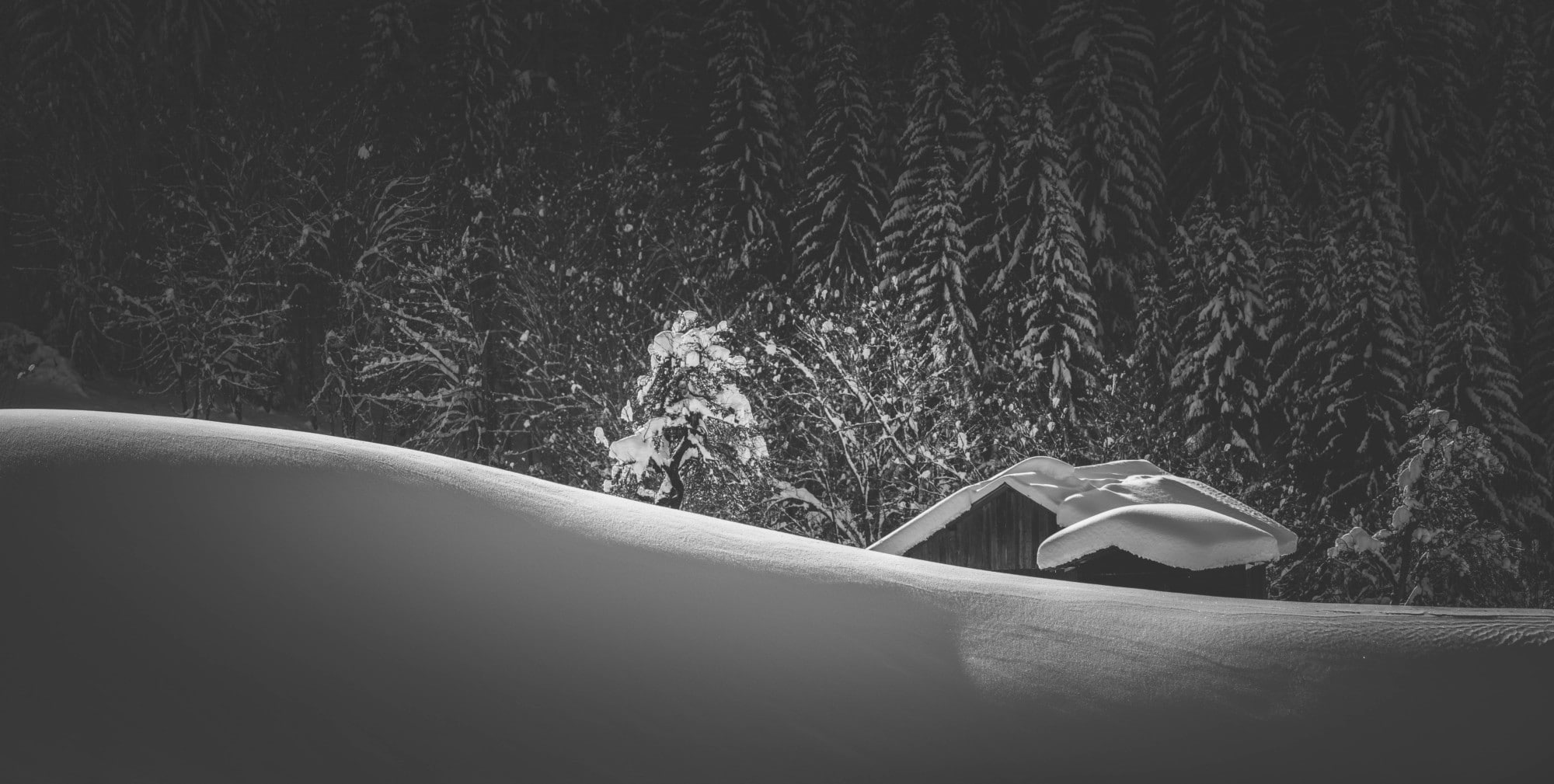 Chalet sous la neige - David Casartelli Photographie
