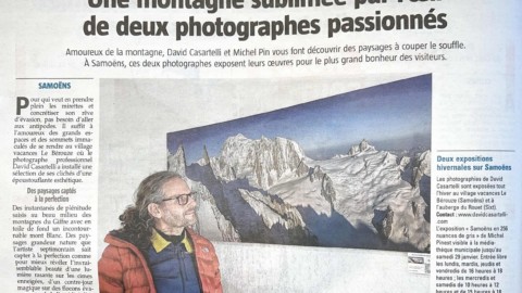 photo article presse le message david casartelli janvier 2022