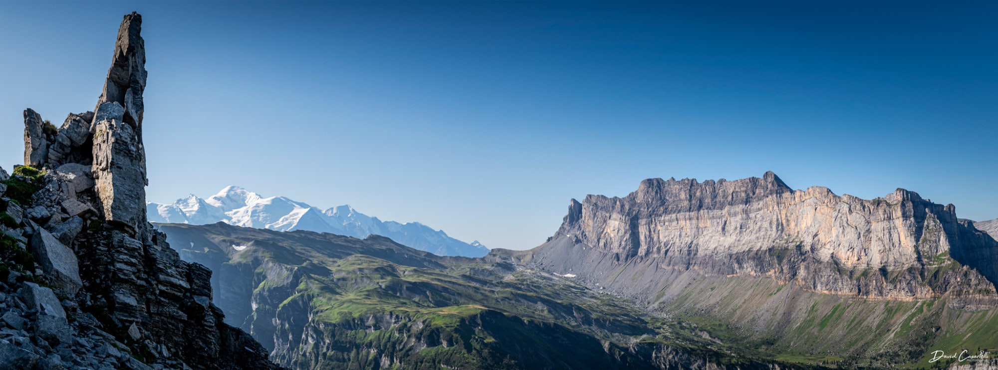 Mont-Blanc Falaise des Fiz Monolithe - David Casartelli Photographie