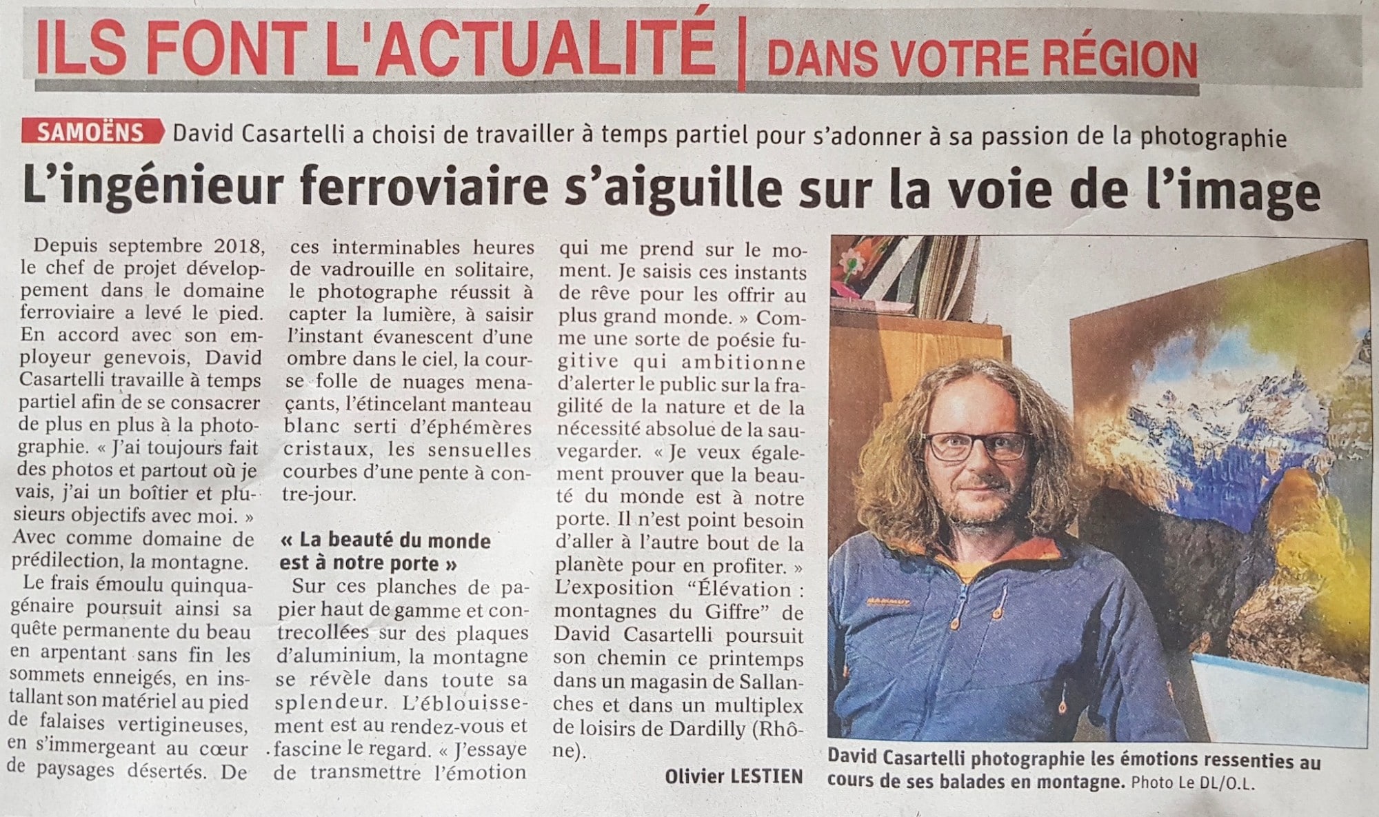 article dauphiné libéré david casartelli