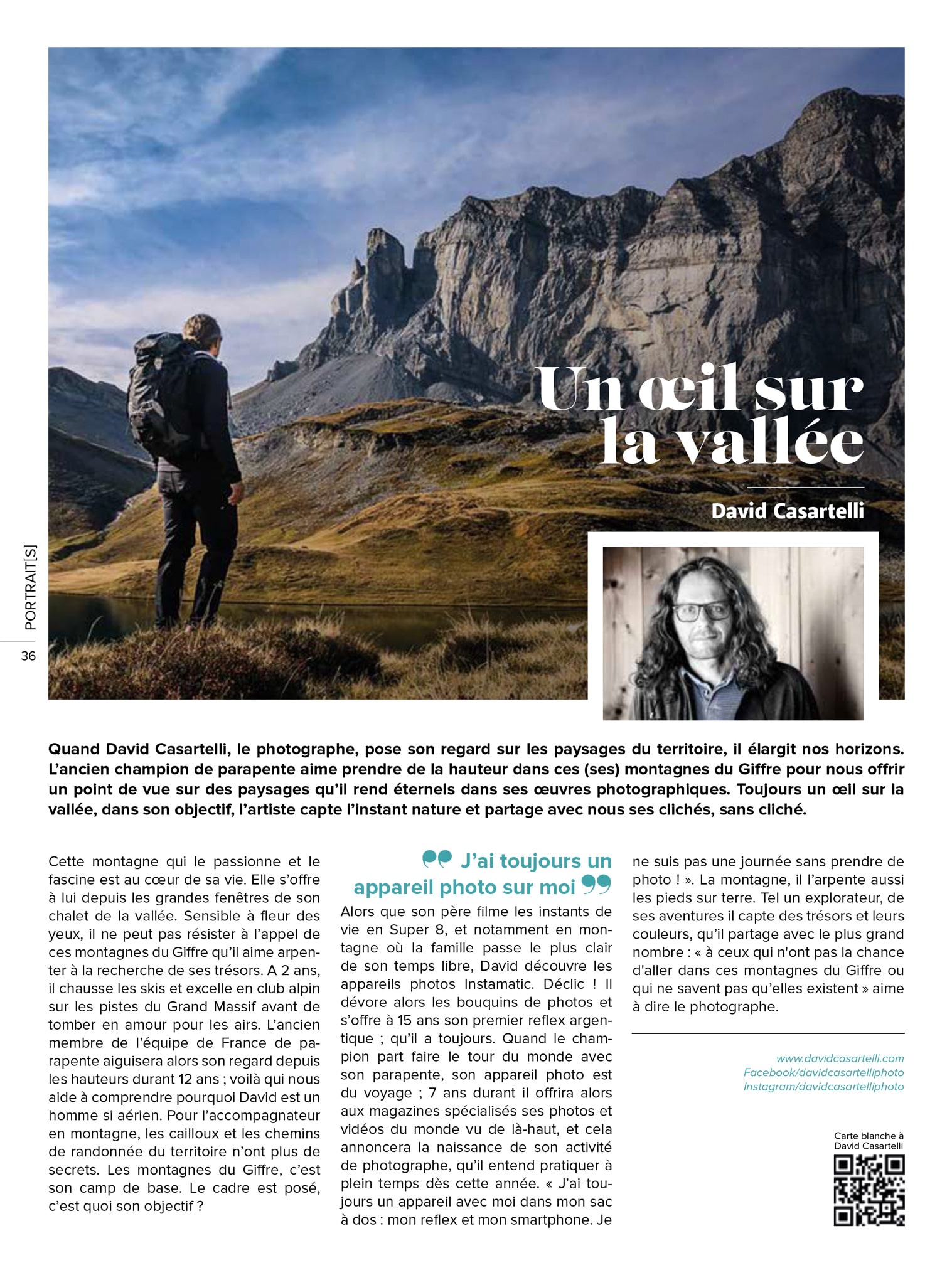 portrait david casartelli magazine esprit haut giffre