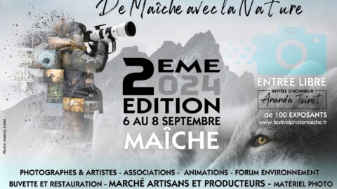 Visuel du 2ème festival photo De Maîche avec la Nature 2024